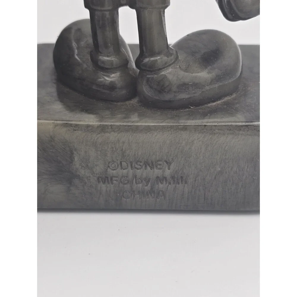 Vintage Disney Mickey Mouse Faux Marble Desk Set Lot - 3 Pcs- Repair/Restoration